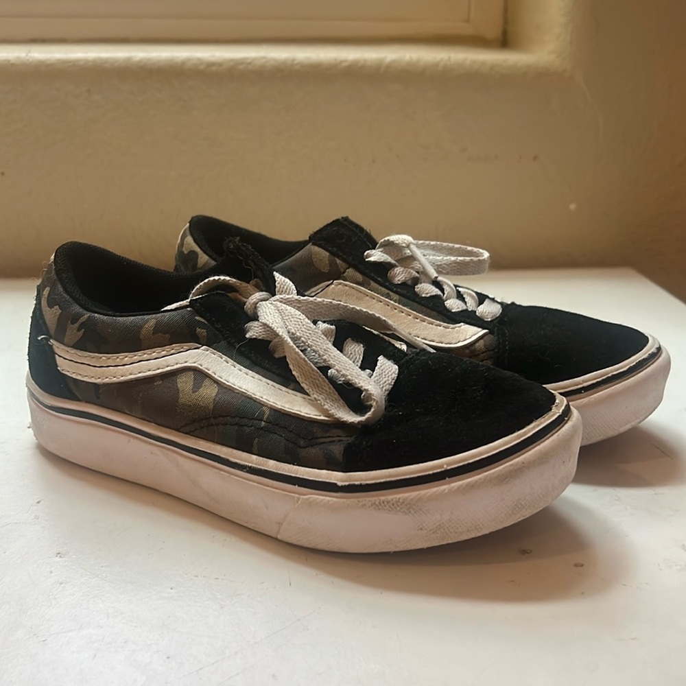 Camo Boys Vans